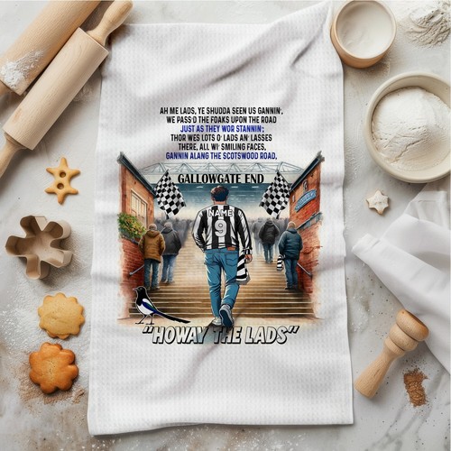 Personalised football tea - football,