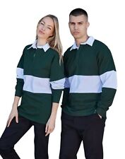 Striped Rugby Polo Shirt Mens