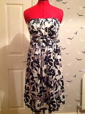Stunning Definitions floral 50s style evening dress size 12, 38 worn once / vgc