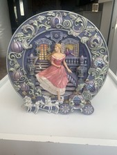 Cinderella 'The Magical Hour' 3D Decorative Plate Franklin Mint With Certificate