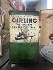 VINTSGE GIRLING DAMPER OIL TIN (RARE)