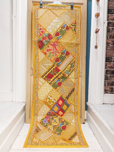 Handmade patchwork tapestry - patchwork,