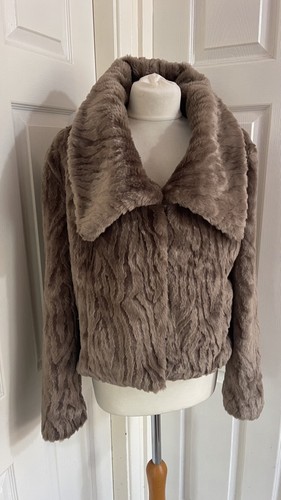 Wallis faux fur jacket - fur,