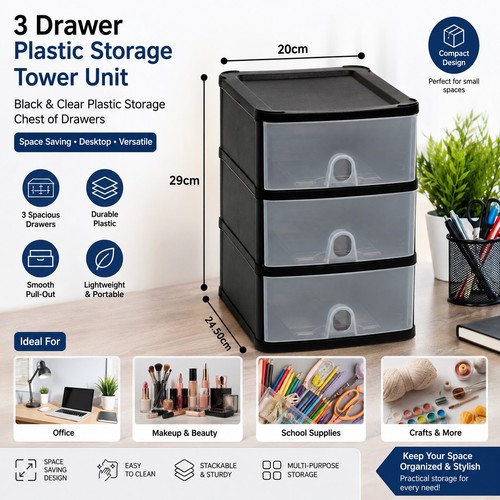 Plastic storage drawers handy - plastic,