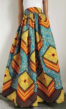 African Print Maxi/skirt, Available In All Size, Made In Uk.