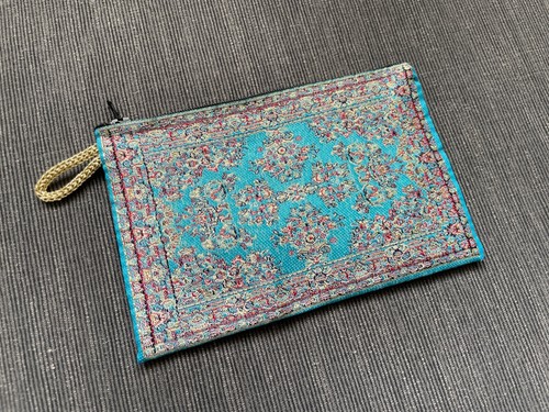 Blue colour kilim coin - kilim,