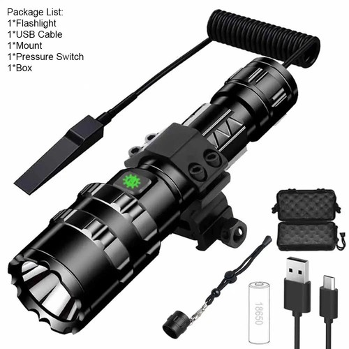Led flashlight picatinny - flashlight,