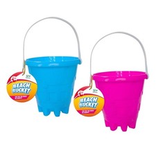 Kids beach bucket 15cm plastic - kids,