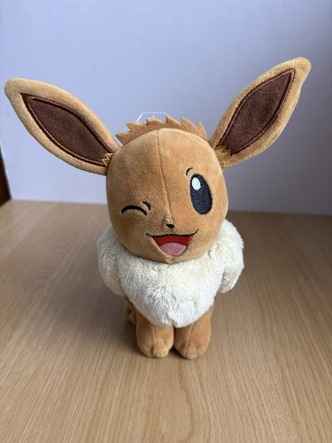 Pokemon winking eevee plush - winking,