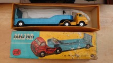 CORGI TOYS 1100 Carrimore Low Loader Boxed Yellow cab Vintage Diecast Model 