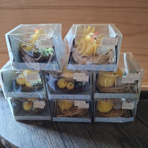 Eight packs easter chicks - of,