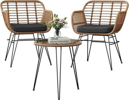 Piece rattan garden - rattan, bistro