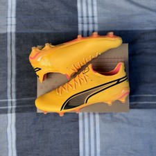 Puma King Ultimate FG Football Boots Orange Rrp £190