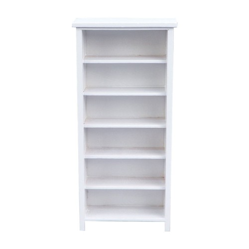 Wooden bookcase storage shelf - storage,