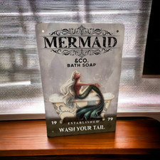 Vintage Tin Sign | Mermaid &