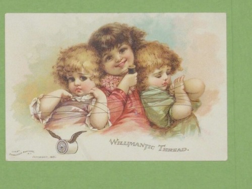 Victorian trade card girls - victorian,