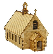 CH003 Small Parish Church OO Gauge Laser Cut Kit