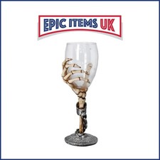 Nemesis Now Claw Skeleton Hand Wine Glass Goblet 21cm - IN STOCK
