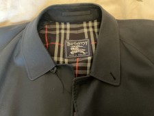 Burberry Trench Coat Navy Blue Vintage. Excellent Condition