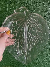 Vintage Clear Glass Divided