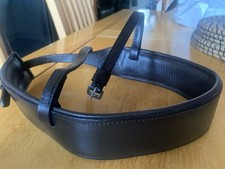 English Leather Padded Noseband 2” Dark Brown