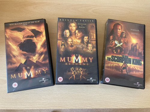 Vhs tapes the mummy - 3, mummy,