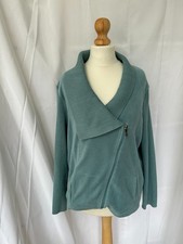 Marks and Spencer Per Una Ladies Blue Fleece Jacket, Full Zip, Large