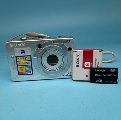 Sony cyber shot dsc - dsc-w55, 7.2mp
