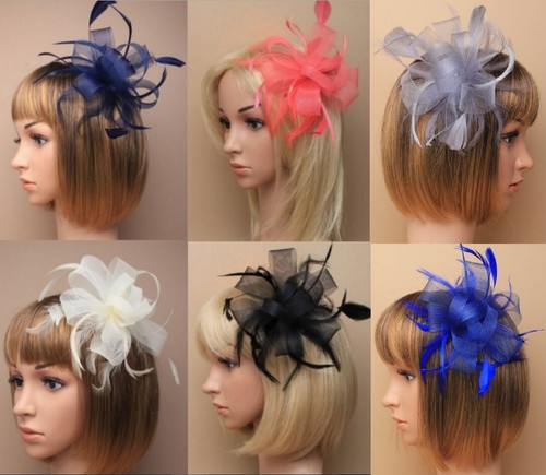 Sinamay large ribbon flower - sinamay,