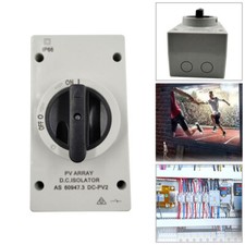 32A 2 Pole/4 Pole 1000VDC IP66