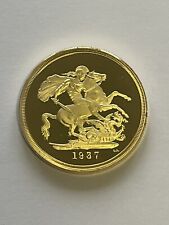 1937 BRITISH SOVEREIGN 22CT