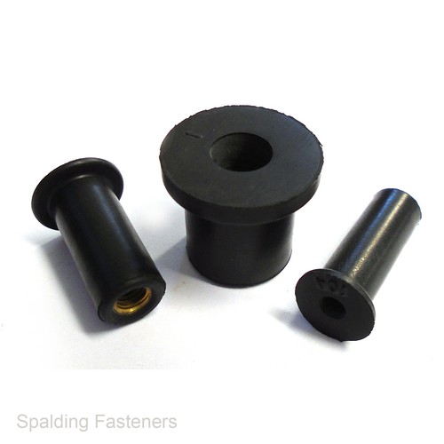 Rubber well nuts - well, rawl