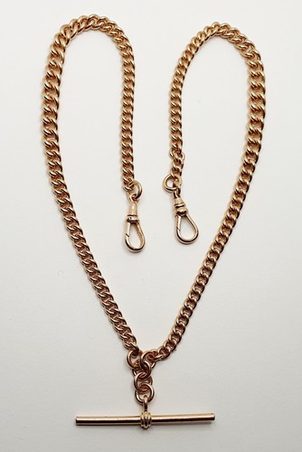 Solid 9ct rose gold graduated - solid,