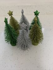 Glitter Christmas Trees From Next Set 6 Approx 16cm Tall 