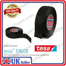 TESA TAPE 51608 ADHESIVE CLOTH FABRIC WIRING LOOM HARNESS 19mm 15M or 25M roll