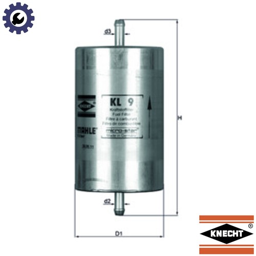 Fuel filter for alfa - fuel, 9