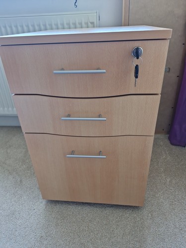 Drawer lockable under - under, desk