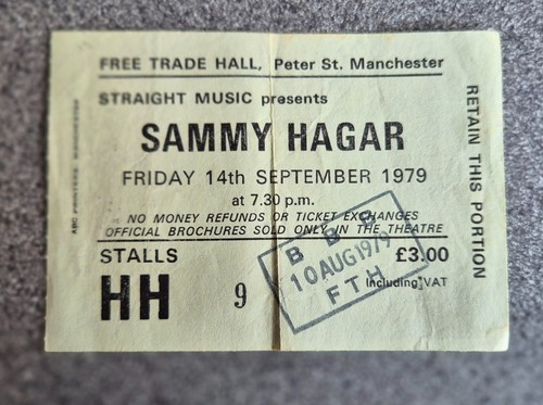 Used concert ticket - ticket, *