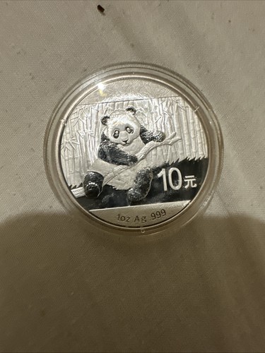 Silver panda coin 999 - panda,