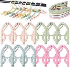 12PCS Foldable Travel Hangers