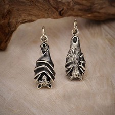 Hanging Bat Pendant Necklace