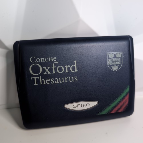 Seiko concise oxford thesaurus - seiko,