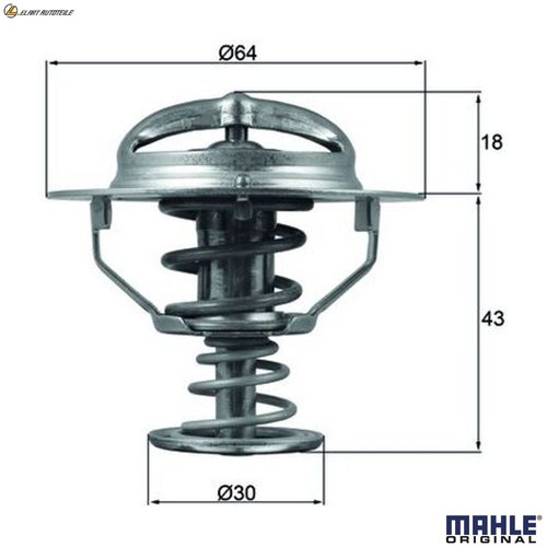 Thermostat coolant 114 82d - coolant,
