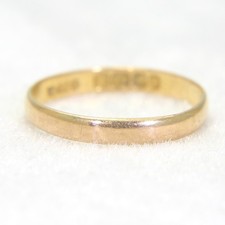 Vintage 22ct Rose Gold Wedding