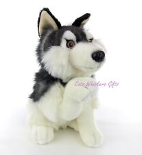 Sitting Husky Puppy Plush Soft