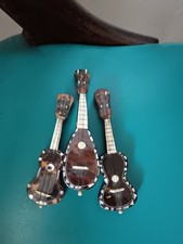 Antique Turtle Shell Mini Musical Instruments