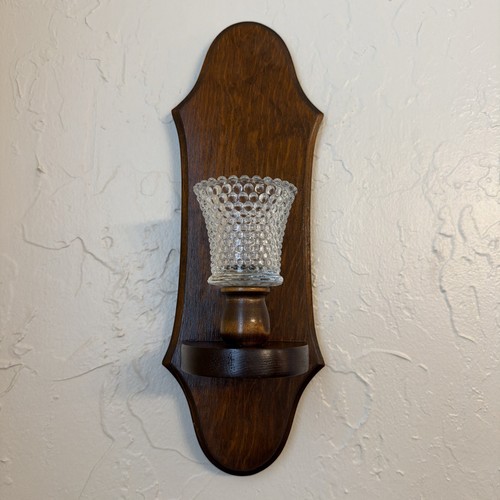 Pair vintage wooden wall - vintage,