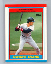 DWIGHT EVANS 1989 TOPPS UNITED