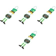  4 PCS Hanging Front Door Sign St Patricks Day Shamrock Accessories Decor Hanger