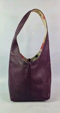 Purple Small Leather Handbag